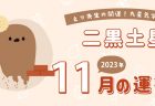 【一白水星】2023年11月9日-12月8日の運勢｜開運!九星気学占い
