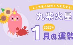 【九紫火星】2025年1月5日-2月4日の運勢｜開運!九星気学占い